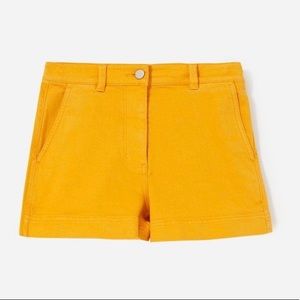 Everlane Cotton Twill Short yellow
